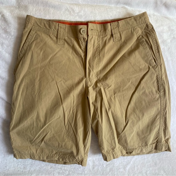 Columbia Other - Columbia Men’s Shorts Sz 30 Tan Cotton High Rise Pockets Hiking Lightweight